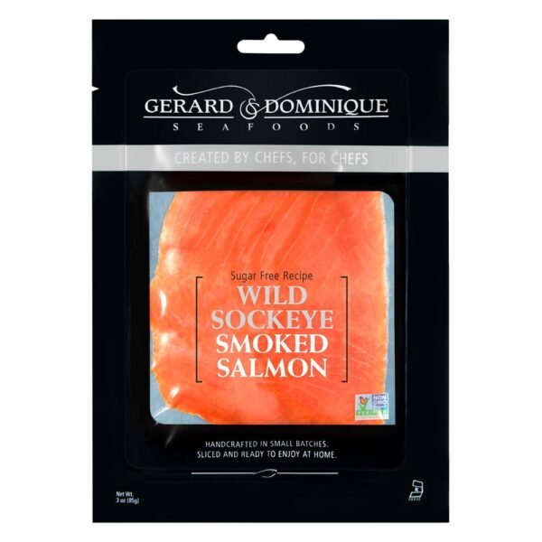 Gerard & Dominque Sugar Free Wild Sockeye Smoked Salmon