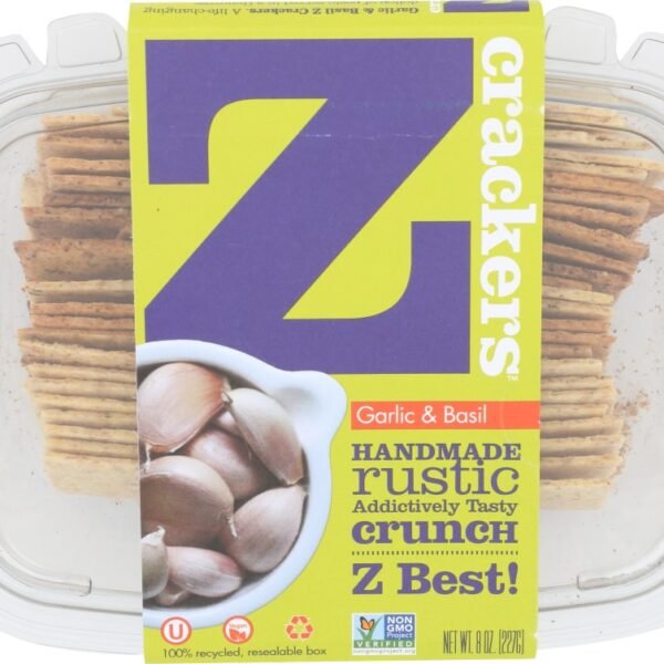 Z Crackers Garlic & Basil Crackers