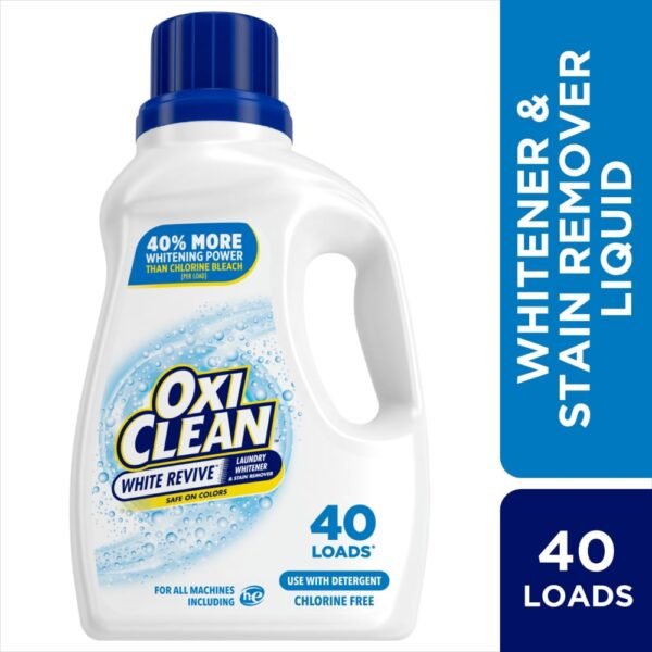OxiClean White Revive Laundry Whitener and Stain Remover Liquid