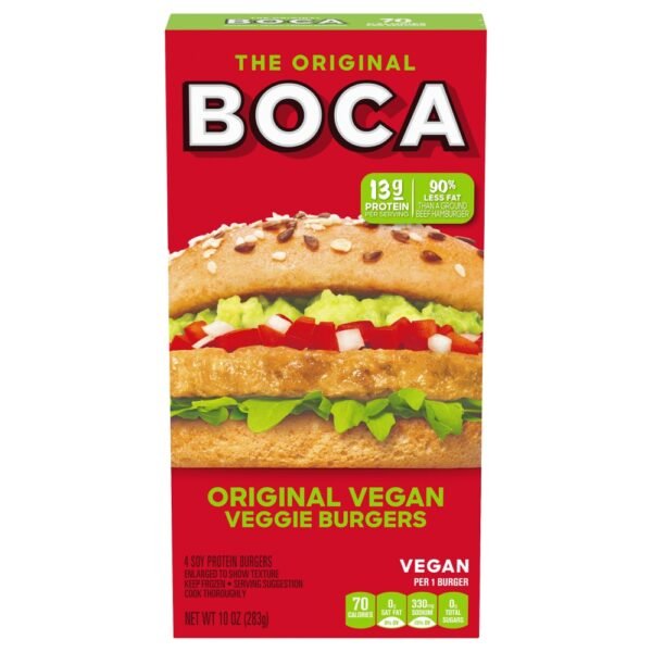 Boca Original Vegan Veggie Burgers
