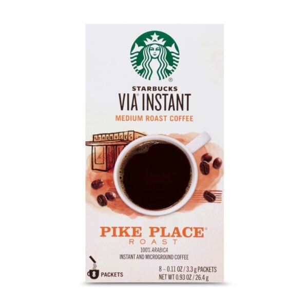 Starbucks VIA Pike Place Medium Roast Instant Coffee