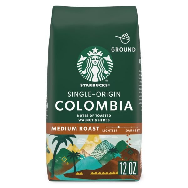 Starbucks Colombia Medium Roast Ground Coffee