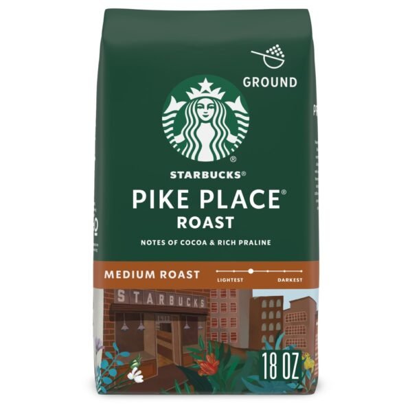 Starbucks Pike Place Medium Roast Ground Coffee