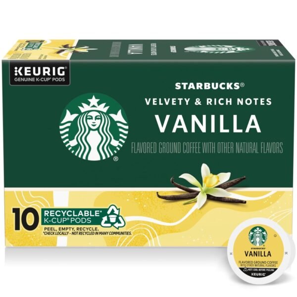 Starbucks Vanilla K-Cup Coffee Pods