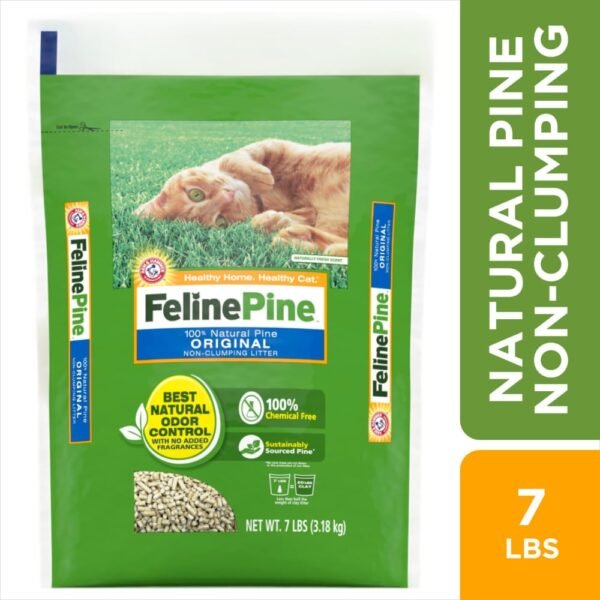 Feline Pine 100% Natural Pine Original Non-Clumping Cat Litter