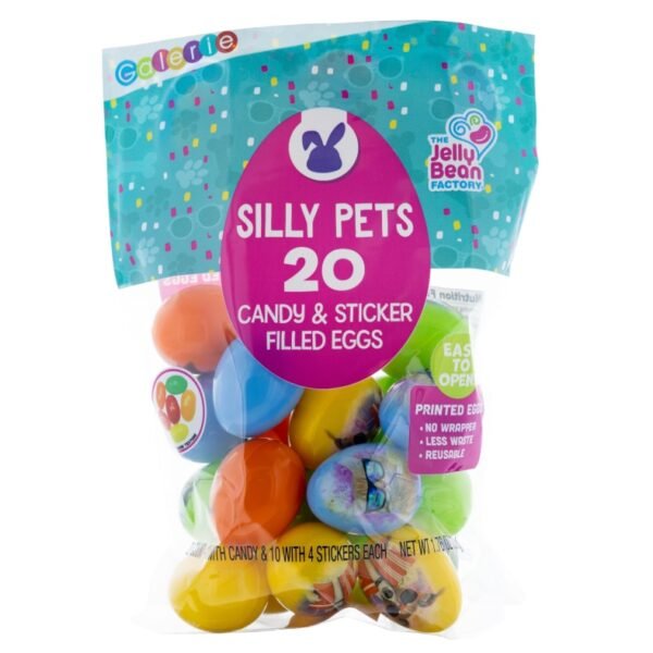Galerie Silly Pets Candy And Sticker Filled Eggs