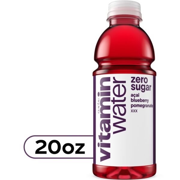 vitaminwater® XXX Acai-Blueberry-Pomegranate Zero Sugar Flavored Bottled Water Beverage