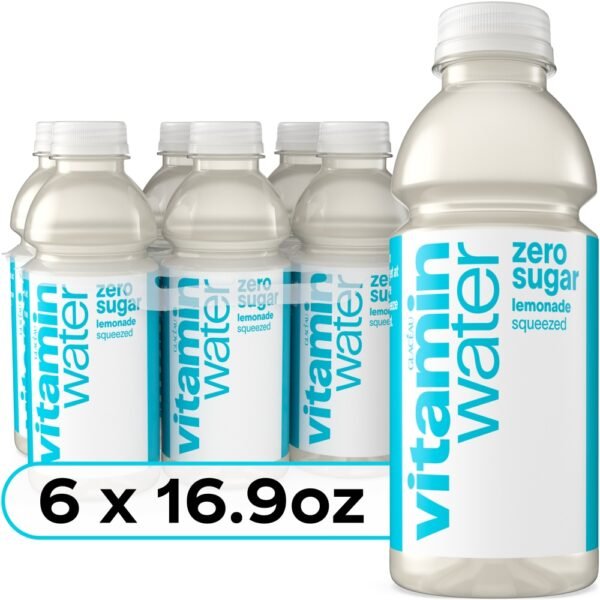 vitaminwater® Squeezed Lemonade Zero Sugar Flavored Bottled Water Beverages