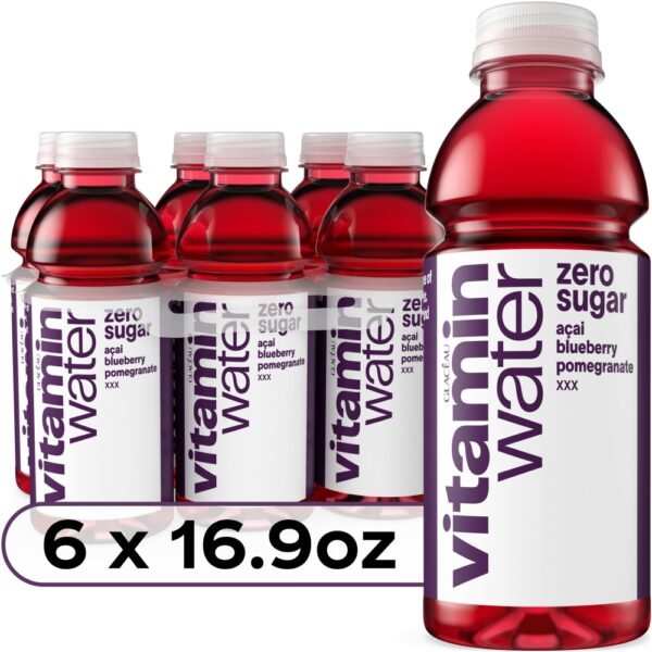 vitaminwater® XXX Acai-Blueberry-Pomegranate Zero Sugar Flavored Bottled Water Beverages