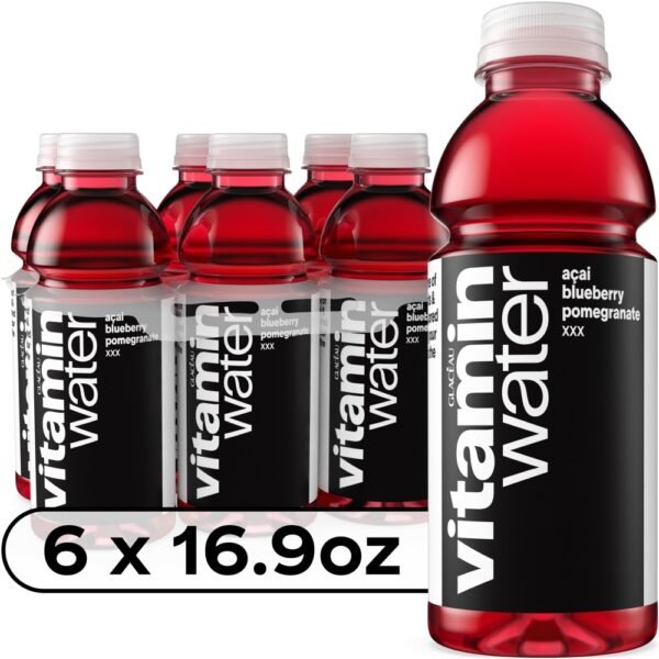 vitaminwater® XXX Acai-Blueberry-Pomegranate Flavored Bottled Water Beverages