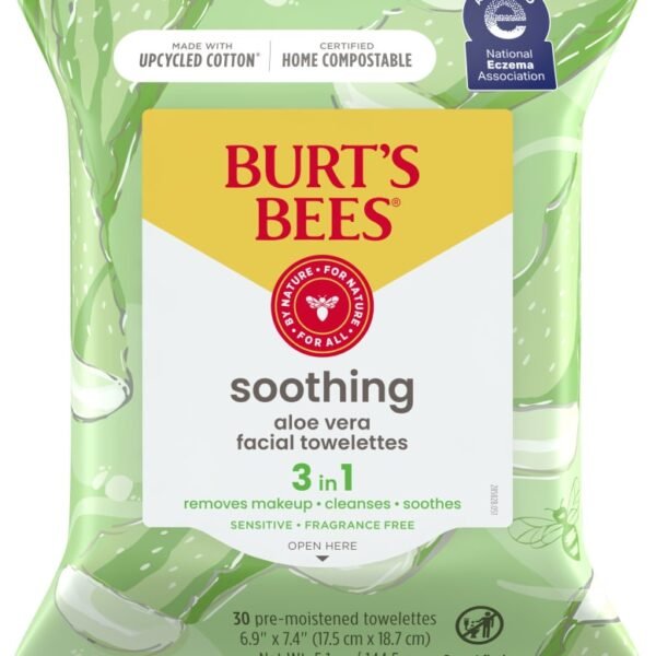 Burt's Bees Aloe Vera Soothing Facial Towelettes
