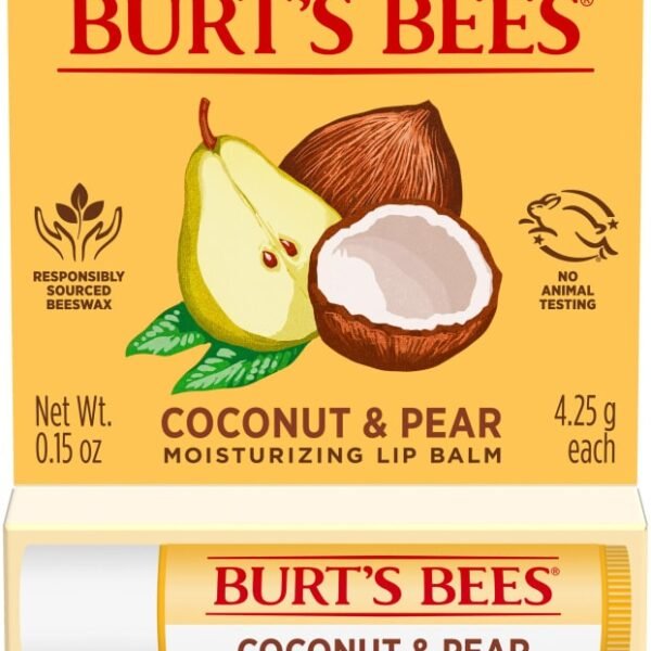 Burt's Bees Coconut and Pear Moisturizing Lip Balm