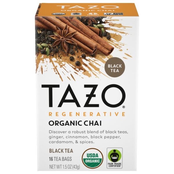 Tazo® Regenerative Organic Chai Black Tea Bags