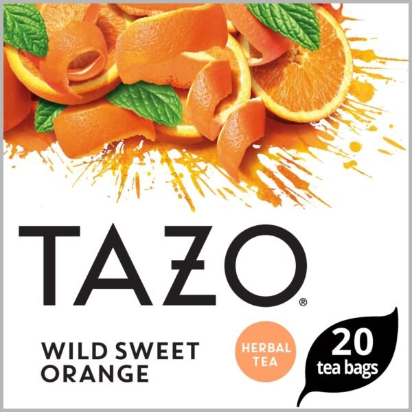 Tazo Wild Sweet Orange Herbal Tea Tea Bags