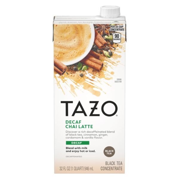 Tazo® Decaf Chai Latte Black Tea Concentrate