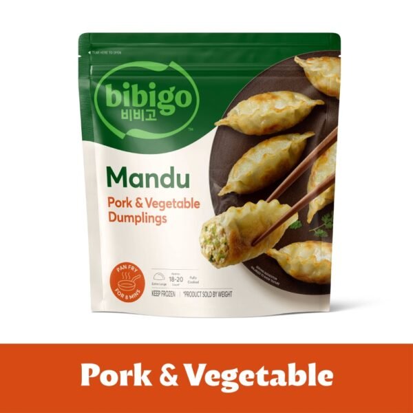 Bibigo Mandu Pork & Vegetable Dumplings