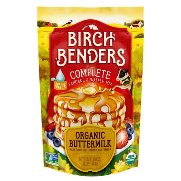Organic Buttermilk Pancake & Waffle Mix, 16oz
