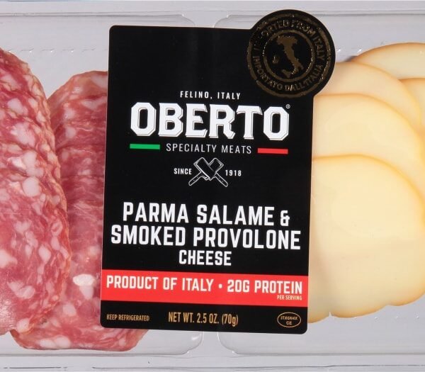 Oberto Parma Salame & Smoke Provolone Cheese