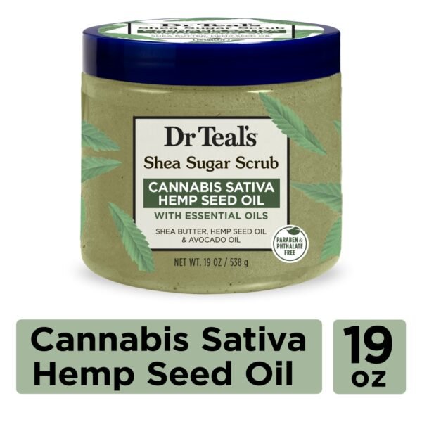 Dr Teal's® Cannabis Setiva Hemp Seed Oil Shea Sugar Scrub