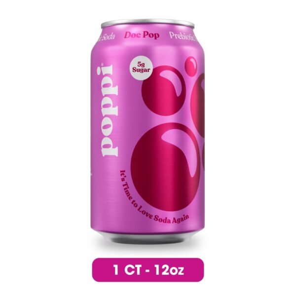 Poppi Doc Pop Prebiotic Soda Can