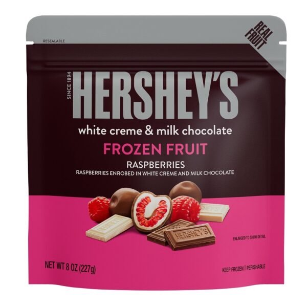Hershey's White Creme & Milk Chocolate Frozen Fruit Raspberries