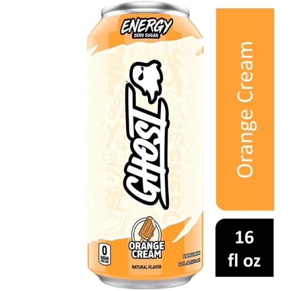 Ghost® Zero Sugar Orange Cream Energy Drink Can