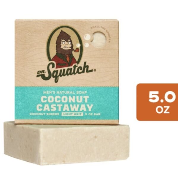 Dr. Squatch® Coconut Castaway Men's Natural Soap Bar