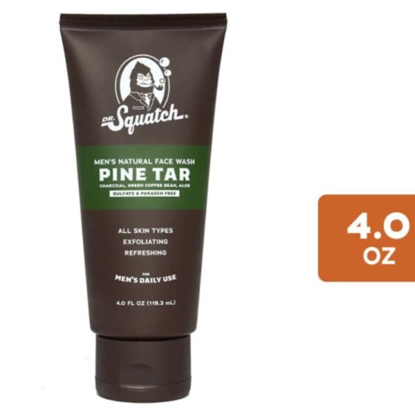 Dr. Squatch® Pine Tar Men's Natural Face Wash
