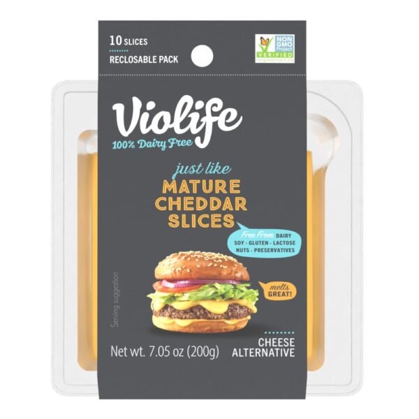 Violife Just like Mature Cheddar Slices, Dairy-Free Vegan