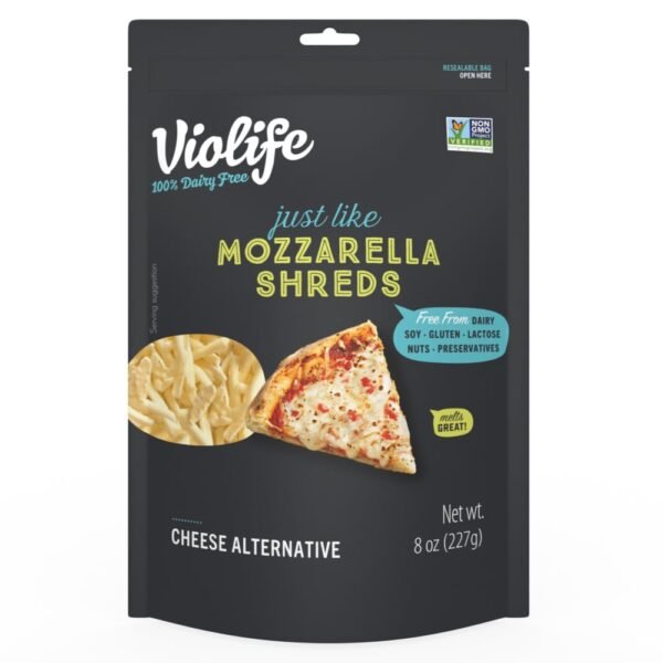 Violife Just Like Mozzarella Shreds Shredded Cheese Dairy-Free Vegan