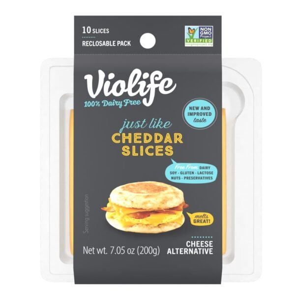 Violife Just Like Cheddar Slices, Dairy-Free Vegan