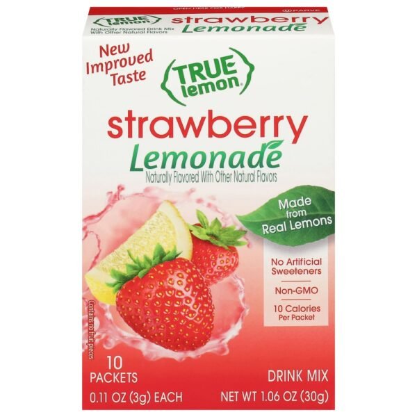 True Lemon® Strawberry Lemonade Drink Mix Packets