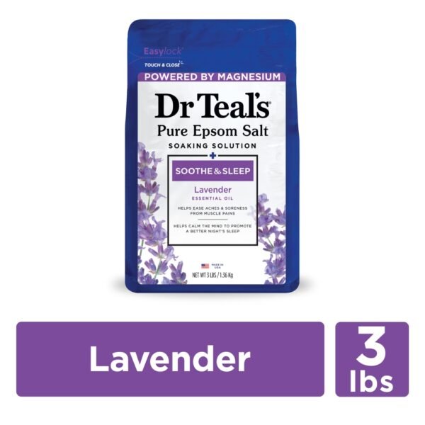 Dr Teal's® Soothe & Sleep Epsom Salt Magnesium Soak with Lavender