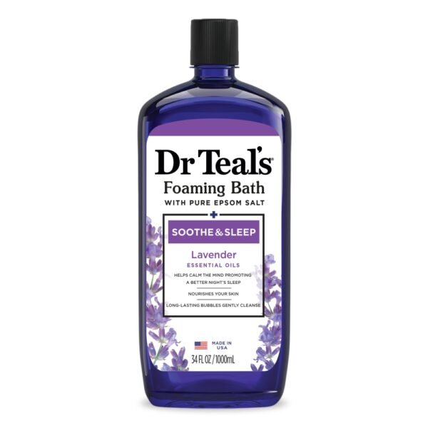 Dr Teal's® Soothe & Sleep Foaming Bath with Pure Epsom Salt & Lavender