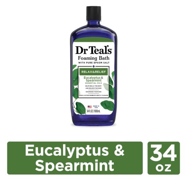Dr Teal's® Relax & Relief Foaming Bath with Pure Epsom Salt, Eucalyptus & Spearmint