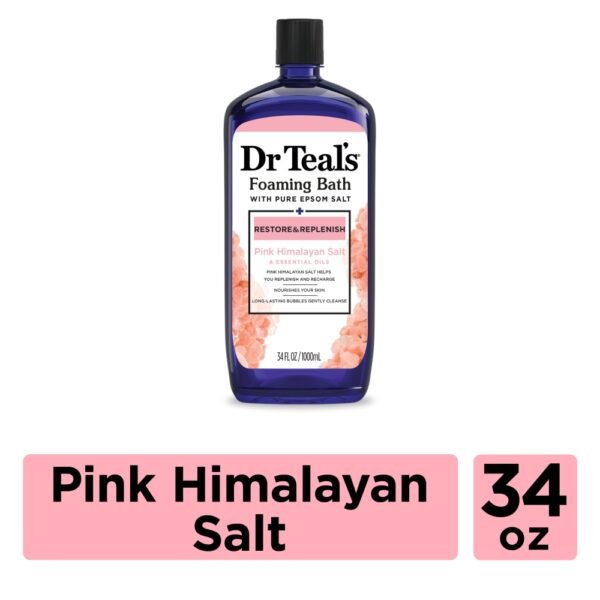 Dr Teal's® Restore & Replenish Pink Himalayan Salt with Pure Epsom Salt Foaming Bath