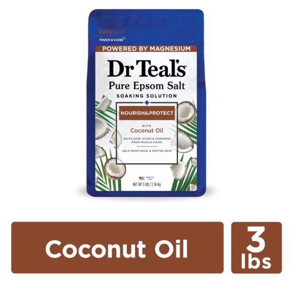 Dr Teal's® Nourish & Protect Coconut Oil Pure Epsom Salt Soaking Solution