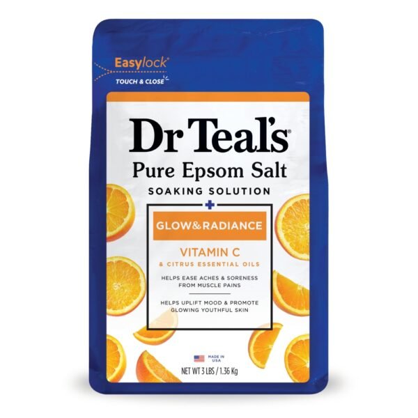 Dr Teal's® Glow & Radiance Epsom Salt Magnesium Soak with Vitamin C & Citrus