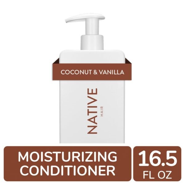 Native Moisturizing Conditioner with Coconut and Vanilla, Sulfate Free for Men and Women