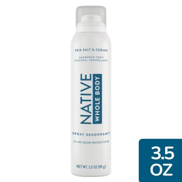 Native Sea Salt & Cedar Whole Body Deodorant Spray