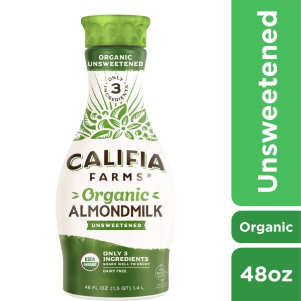 Califia Farms® Dairy Free Organic Unsweeted Original Almond Milk