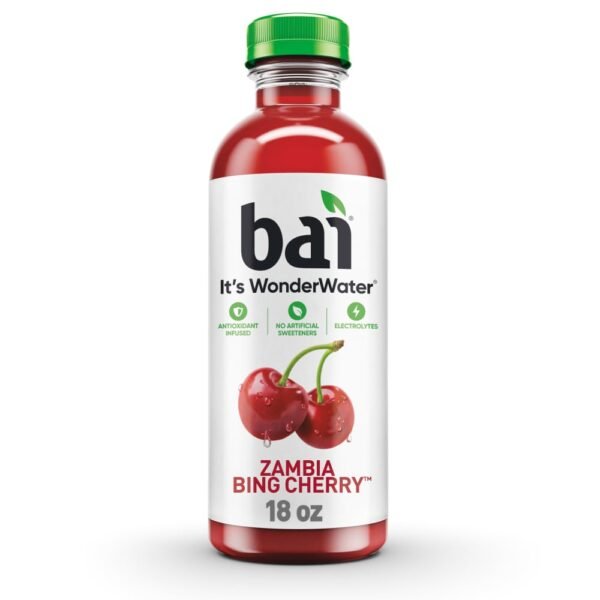 Bai Zambia Bing Cherry Water Beverage Bottle