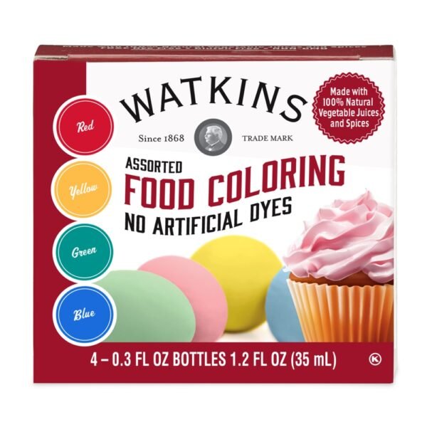 Watkins Natural Assorted Food Coloring