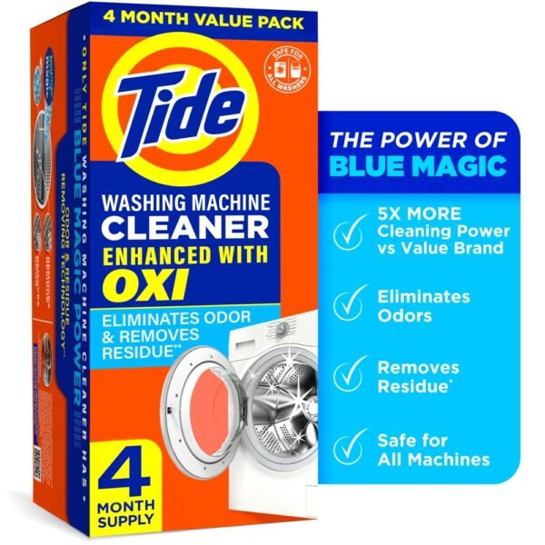 Tide Washing Machine Cleaner 4 Month Value Pack