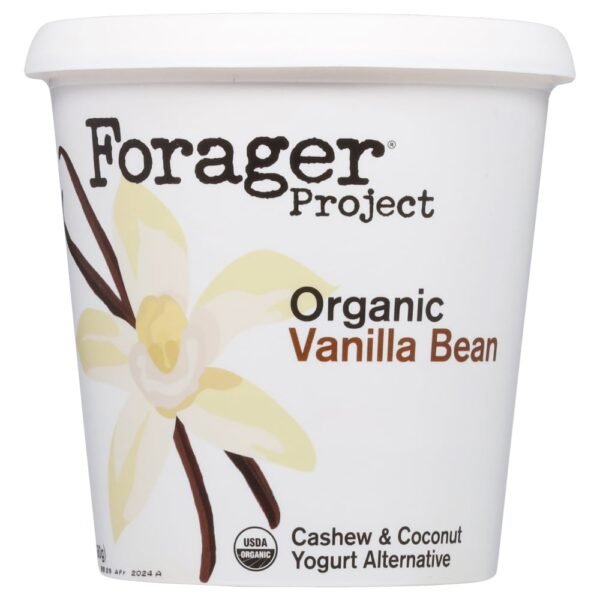 Forager Project Dairy-Free Organic Probiotic Vanilla Bean Cashew & Coconut Yogurt Alternative 24 oz