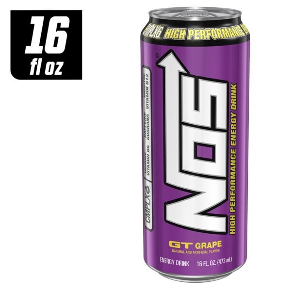 NOS GT Grape Energy Drink Can