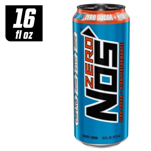 NOS Zero Sugar Energy Drink Can