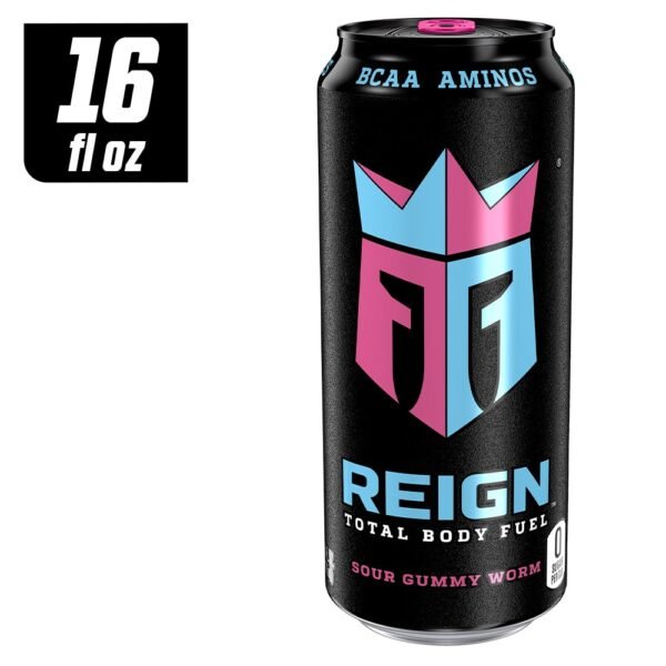 Reign™ Total Body Fuel Sour Gummy Worm Energy Drink Can