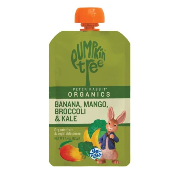 Peter Rabbit™ Organics Banana Mango Broccoli & Kale Fruit & Veggie Baby Food Snack Pouch