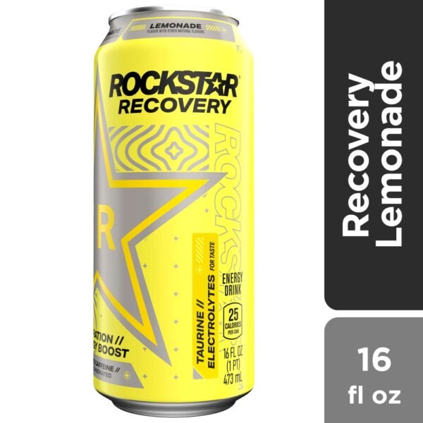Rockstar® Recovery Lemonade Energy Drink Can